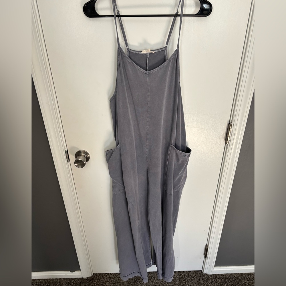 Easel Blue Jumpsuit